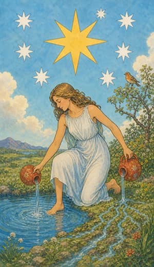 The Star tarot card